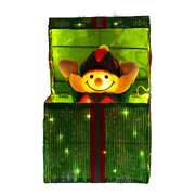 Animated elf gift box led lights christmas tree decoration ornament
