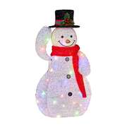 51cm animated snowman christmas display decoration led lights xmas