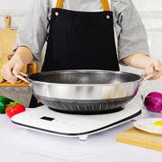 316 Stainless Steel Non-Stick Stir Fry Cooking Kitchen Wok Pan Without Lid Double Sided