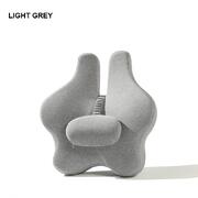 Orthopedic Memory Foam Seat Cushion Support Back Pain Chair Pillow Car Office Light Grey