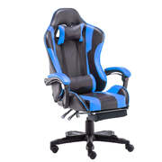 Gaming Chair Executive Racer Recliner - Large, Blue