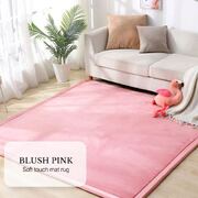 Soft Touch Ultra Plush Memory Foam Tatami Blush Pink Mat - 150 X 200 Cm
