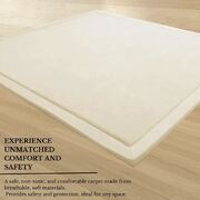 Soft Touch Ultra Plush Memory Foam Tatami Soft Ivory Mat - 150 X 200 Cm
