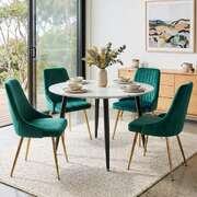 Velvet Elegance Dining Set