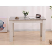 Dining Table Rectangular Wooden 120M-Grey&Amp;White