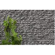 Loopy Charcoal Wool Blend Rug 160x230cm