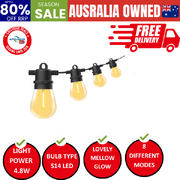 20 Bulbs 23M Festoon String Lights LED Waterproof Outdoor Christmas Party