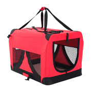 Portable Soft Dog Cage Crate Carrier Xl Red