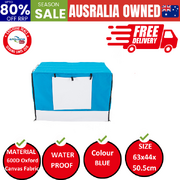 Cage Cover Enclosure For Wire Dog Cage Crate 24In Blue
