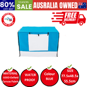 Cage Cover Enclosure For Wire Dog Cage Crate 30In Blue