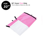 Pink Cage Cover Enclosure For Wire Dog Cage Crate 30In