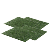 4 Grass Mat For Pet Dog Potty Tray Training Toilet 63.5Cm X 38Cm