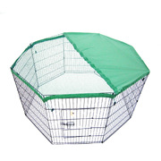 Pet Playpen 8 Panel 30In Foldable Dog Cage + Cover