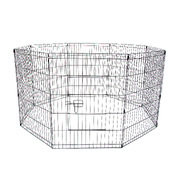 Pet Playpen 8 Panel 30In Foldable Dog Exercise Enclosure Fence Cage