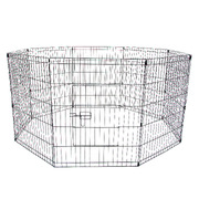 Pet Playpen Foldable Dog Cage 8 Panel 36In
