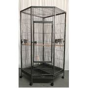 162Cm Large Corner Bird Cage Pet Parrot Aviary Perch Castor Wheel