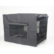 42' Portable Foldable Dog Cat Rabbit Collapsible Crate Pet Rabbit Cage With Cover