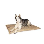 Jumbo Hessian Pet Dog Puppy Bed Mat Pad House Kennel Cushion With Foam 110 x 78 cm