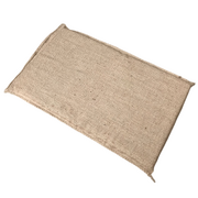 Small Hessian Pet Dog Puppy Bed Mat Pad House Kennel Cushion With Foam 70x69x4cm