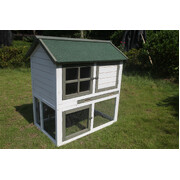 Premium Multi-Level Cage for Rabbits, Guinea Pigs & Ferrets | Buy XL Double Storey Hutch