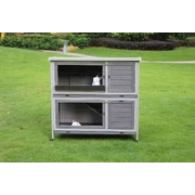 110Cm Xl Double Storey Rabbit Hutch Guinea Pig Cage , Ferret Cat Cage