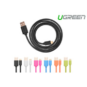Micro Usb Male To Usb Male Cable Gold-Plated - White 1M (10848)