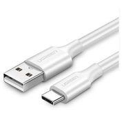 USB 2.0 Type-A to Type-C Male Nickel Plated 2M White