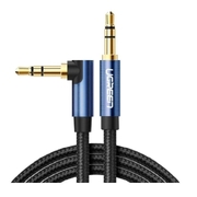60181 3.5Mm Male To 3.5Mm Male Cable Gold Plated Metal Case With Braid 2M