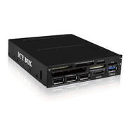 ICY BOX IB-864-B 3.5" Card Reader w/ USB 3 & ESATA