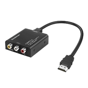 Cm401V2 Av To Hdmi Converter: 1080P Upscaler, Alloy Case