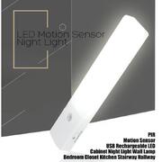 Rechargeable Infrared Motion Sensor Wall Led Night Light Torch (Warm White)