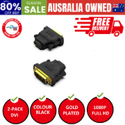 DVI to HDMI, Bidirectional DVI to HDMI Male to Female 2 Pack