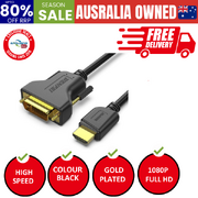 High-Speed HDMI to DVI-D 24+1 Bi-Directional Adapter Cable