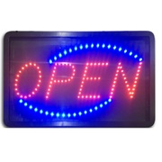 CHOSEN BRANDED " OPEN" LED SIGN BOARD 56X33CM
