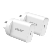 20W AC Charger Adapter 2-Pack White