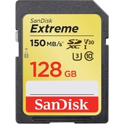 SANDISK SDSDXV5-128G-GNCIN SDXC Extreme CL10 V30 UHS-I/U3 150MB