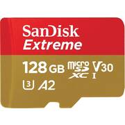 SANDISK SDSQXA1-128G-GN6MATF Extreme A2 V30 UHS-I/U3 160R/90W WITH SD ADAPTER