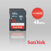 SDSDUNB-016G: SANDISK 16GB SDHC Class 10 Ultra 48MB/S