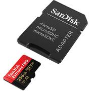SANDISK SDSQXCZ-256G-GN6MA TF Extreme PRO A2 V30 UHS-I/U3 170R/90W WITH SD ADAPTER