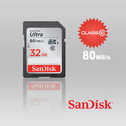 SDSDUNC-032G: SANDISK 32GB SDHC Class 10 Ultra 80MB/S