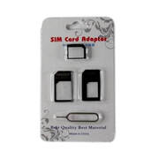 3 in 1 Sim Card Adaptor with Opening Pin