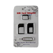 3 in 1 Sim Card Adaptor with Opening Pin 