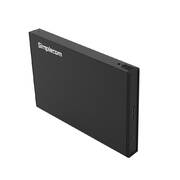 Simplecom SE218 Aluminium Tool Free 2.5" SATA HDD SSD to USB 3.0 Hard Drive Enclosure Black