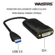 WINSTAR WS-UG3501D USB3.0 to DVI Multi-display Adapter (5Gbps)