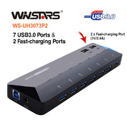 Winstars 7-Port USB 3.0 Hub (with 2 Charging Port) (WS-UH3073P2)