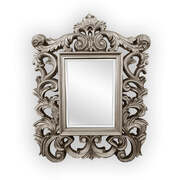 Lux Elizebeth Arch Mirror - Antique Silver 87Cm X 112Cm