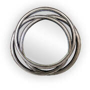 Trio Circle Mirror - Antique Silver 100Cm X 100Cm
