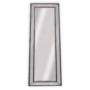 Medium Black Beaded Framed Mirror - 70cm x 170cm