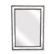 Black Beaded Framed Mirror - Rectangle 80Cm X 110Cm