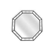 Black Beaded Framed Mirror - Octagon - 90Cm X 90Cm